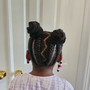 Braided ponytail