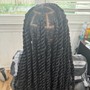 Individual braids with Natural hair