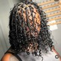 Goddess knotless Braids