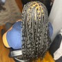 Goddess knotless Braids