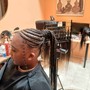 Stitch Braids w/Lrg Knotless mid back