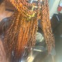 Medium boho Knotless Box Braids