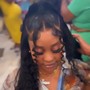 Frontal lace wig install