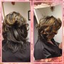 Updo Special Occasion Styling/ Finger Waves