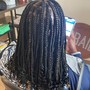 Medium Knotless Braids