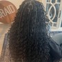 Medium Knotless Braids