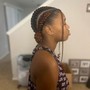 Braids into Ponytail