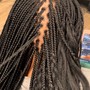 Medium Box Braids