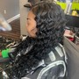 Comb, detangle and blow dry