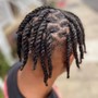 Loc Maintenance/Retwist(ear to shoulder length)