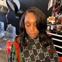 Silk Press+Trim/Haircut andCurl