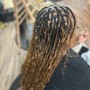 Smedium Knotless/ Box braids