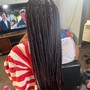 Small Knotless Braids