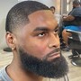 Men’s Cut w/ beard or cut hair off face