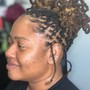 Loc retwist and style