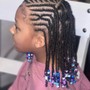 Kid's boho knotless Braids