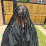 medium knotless braids