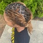 Kid's Cornrow Braids w/ extensions