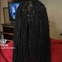 Kid's box braids/twists w/ weave