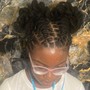 Loc retwist wash and style