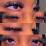 Clustered Lashes