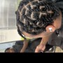 Comb out locs