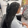 Box Braids Small mid back