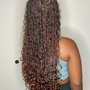 Small knotless bohemian braids(synthetic)