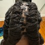 Kid’s Knotless Braids(Small/Above Butt Length)