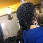 Deep condition +scalp treatment