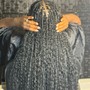 Small boho knotless braids