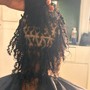 Men medium- large box Braids