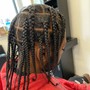 Kid's Criss Cross Braids(Small/Mid-Back)