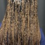 Small knotless braids