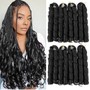 Knotless French Curls Braids