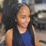 Kids medium knotless Braids