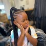 Kids medium knotless Braids