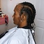 Braid down and scalp oil