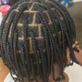 Starter locs on natural hair (coil or twist)