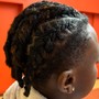 Kid’s Knotless Braids(Small/Above Butt Length)