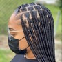 Yarn Faux Locs over Locs