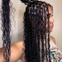 Medium Boho Box Braids