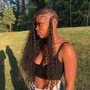 Medium Boho Knotless Braids