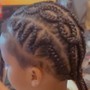 Kid's Braids with weave add beads