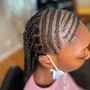 Lemonade Fulani Braids w/ Medium Knotless