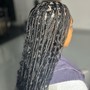 Curls on the end of Braids