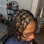 Kid's box braids with own hair