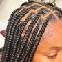 Large Knotless braids