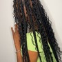 Tribal braids with quickweave