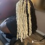 Butterfly locs mid back